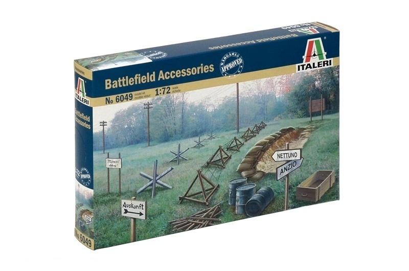 Набор фигурок Italeri 6049ИТ Аксессуары Battlefield Accessories (WWII) Масштаб 1/72