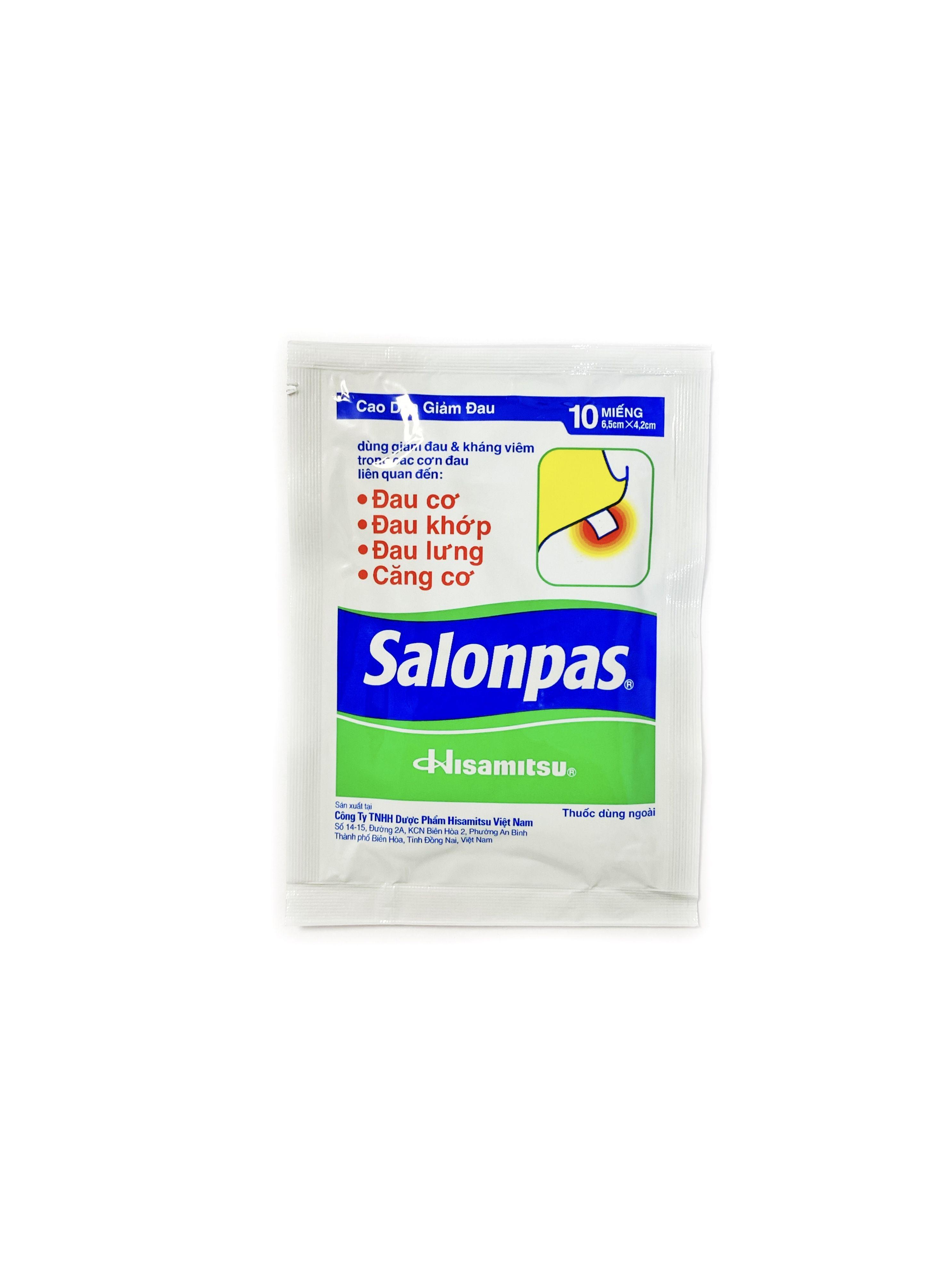 SALONPAS | SALONPAS Пластырь (Салонпас) Hisamitsu, 10 шт., Вьетнам