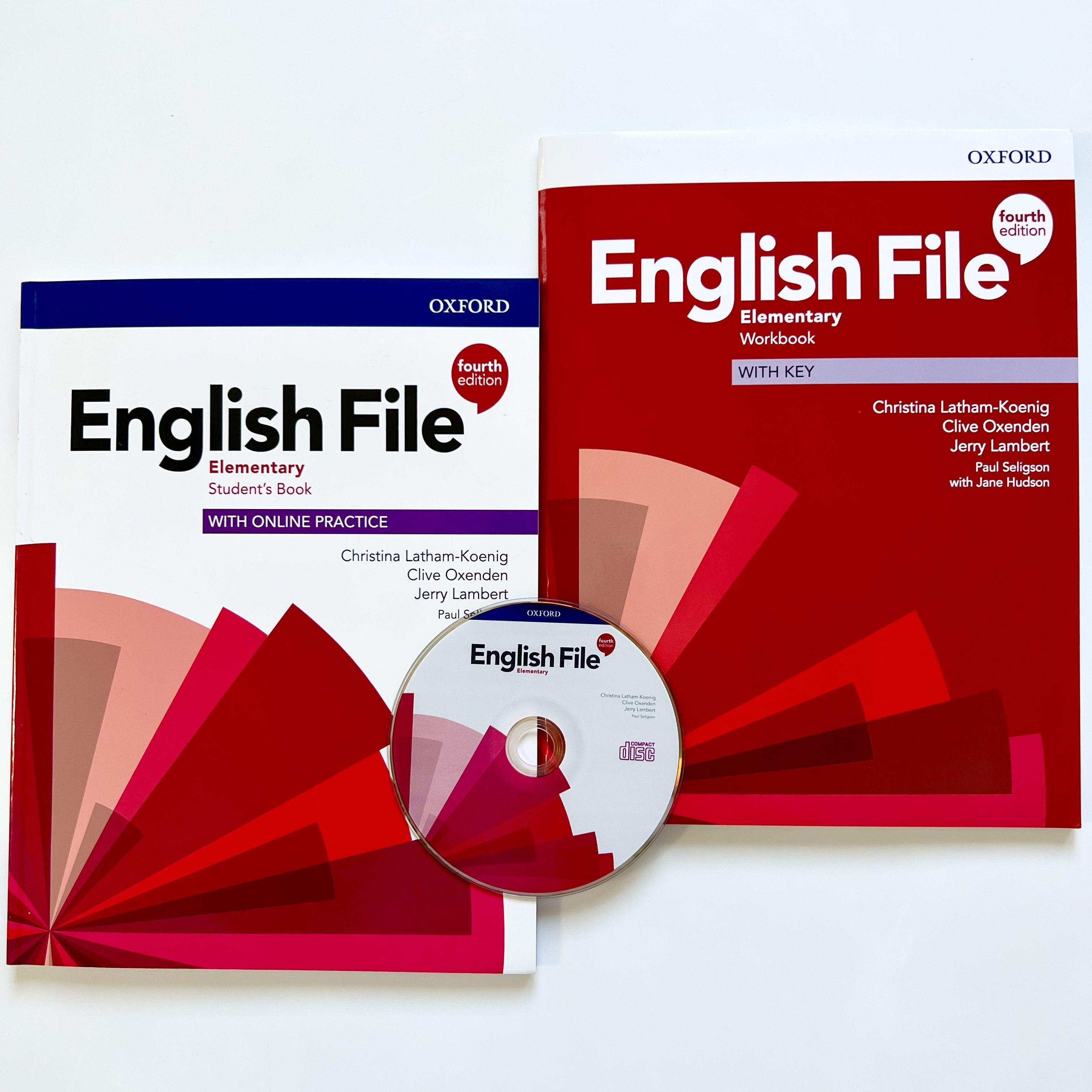 English File elementary 4th edition Учебник+Тетрадь+CD | Latham-Koening Christina