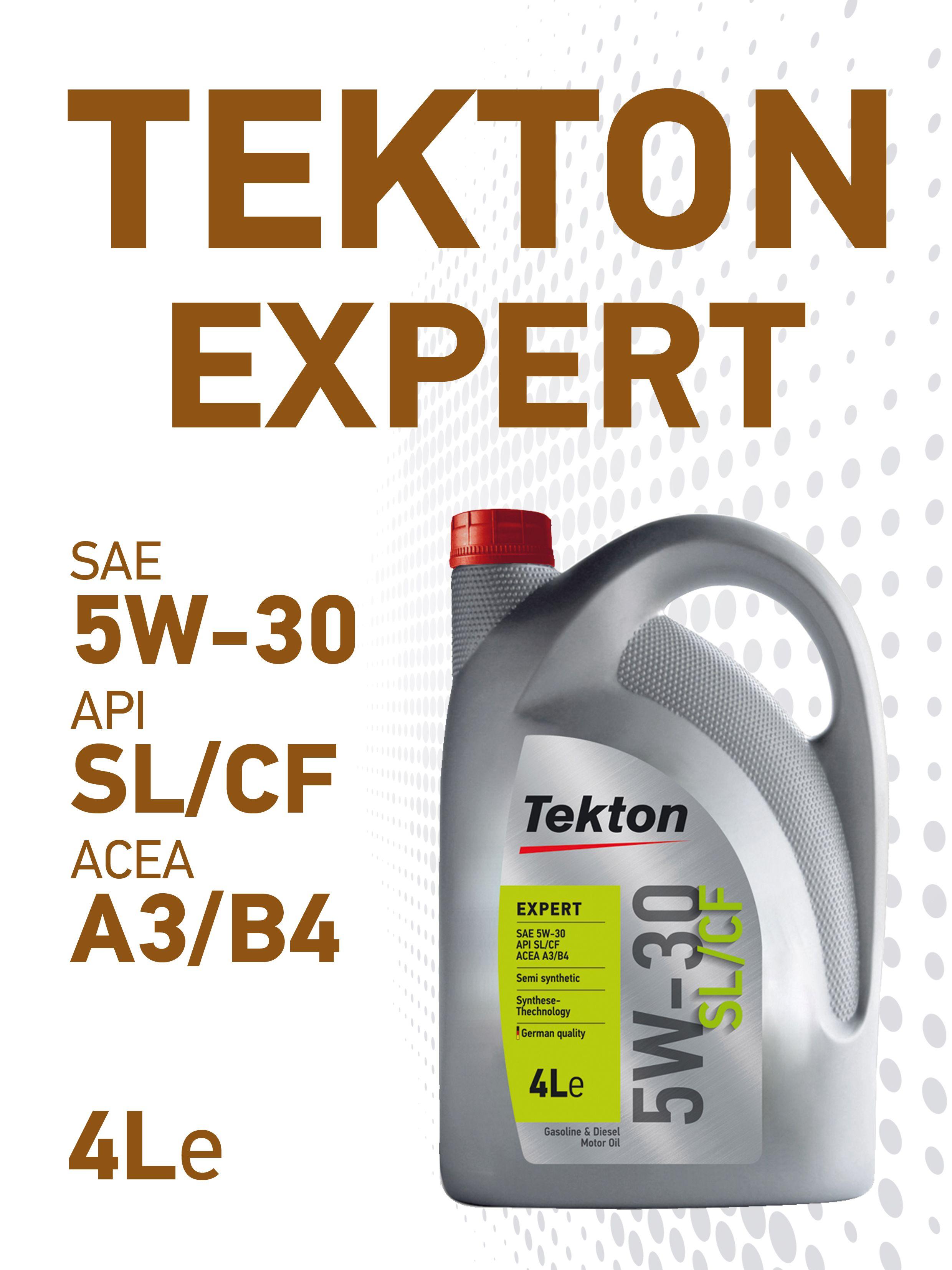 TEKTON EXPERT 5W-30 Масло моторное, Полусинтетическое, 4 л