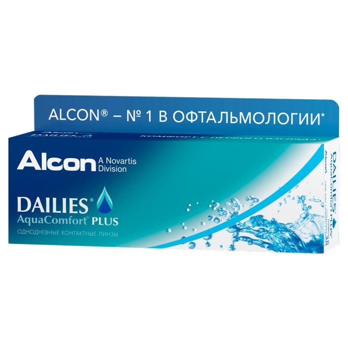 Alcon Контактные линзы Dailies AquaComfort Plus, 30 шт., -1.75 / 8.7/ Однодневные