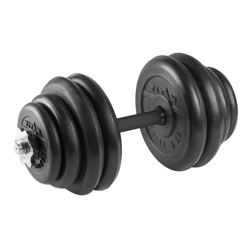 Гантель разборная 30 кг TITAN Barbell - d26, Комплектация №2 с обрезиненной ручкой