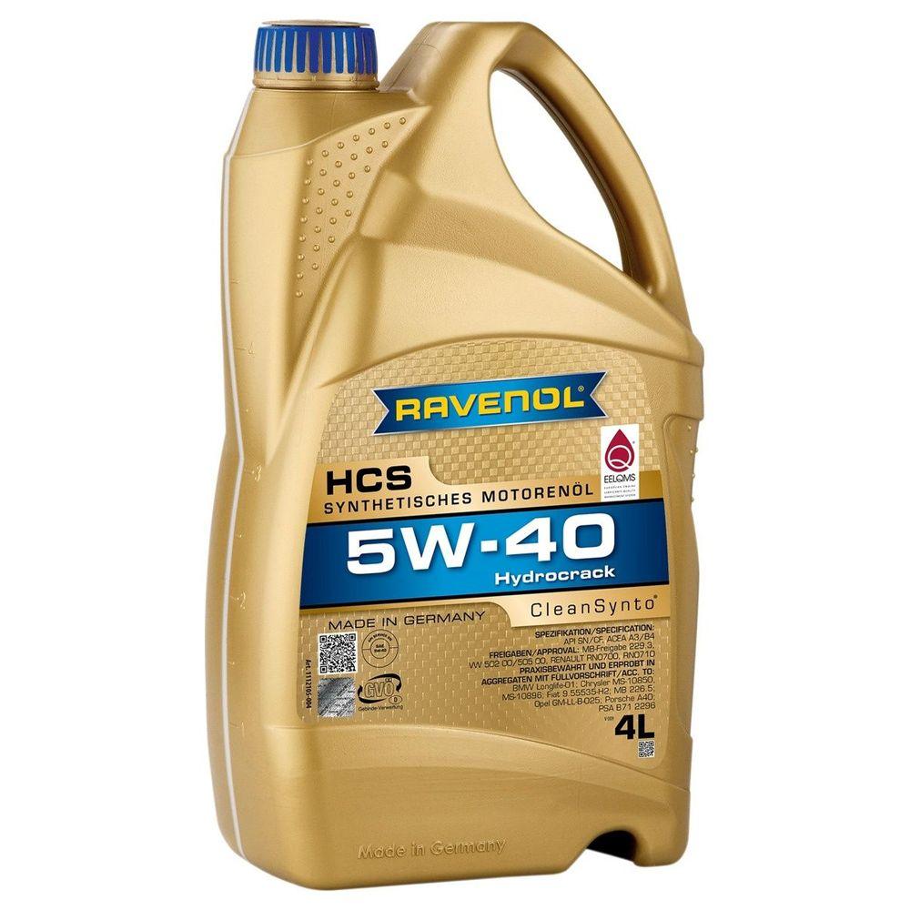 RAVENOL HCS 5W-40 Масло моторное, Синтетическое, 4 л