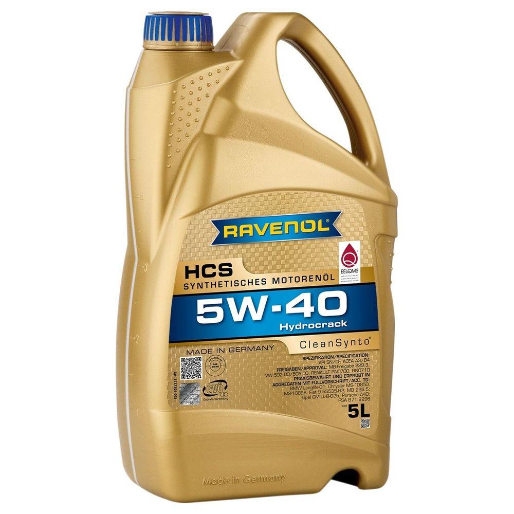 RAVENOL HCS 5W-40 Масло моторное, Синтетическое, 5 л