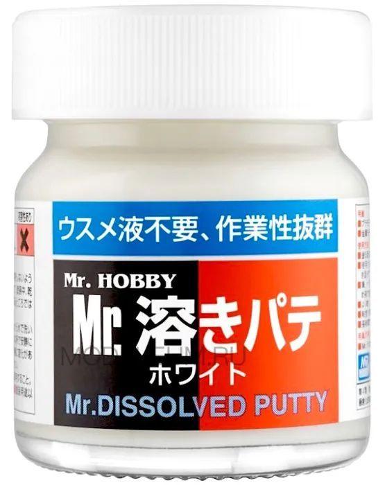 Шпаклевка жидкая 40 мл. MR.HOBBY Mr.Dissolved Putty, P-119