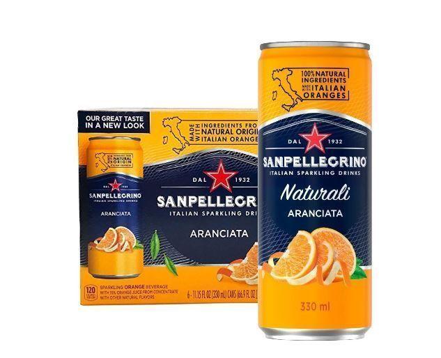 Газированный напиток San Pellegrino Aranciata, Апельсин, 6 шт., 330 мл