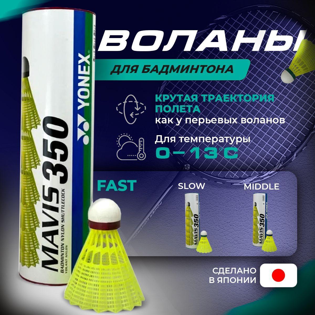 YONEX Волан 6 шт