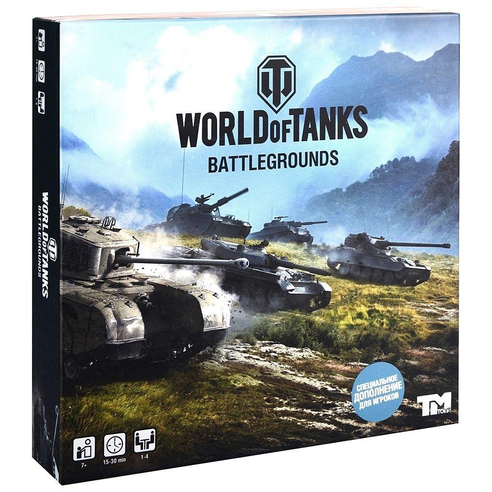 Настольная игра World of Tanks: Battlegrounds от 1 до 4 игроков, 14+