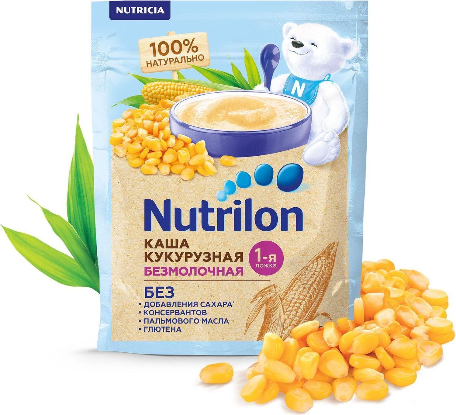 Каша кукурузная детская Nutrilon с 5 месяцев, безмолочная, сухая, 180 г