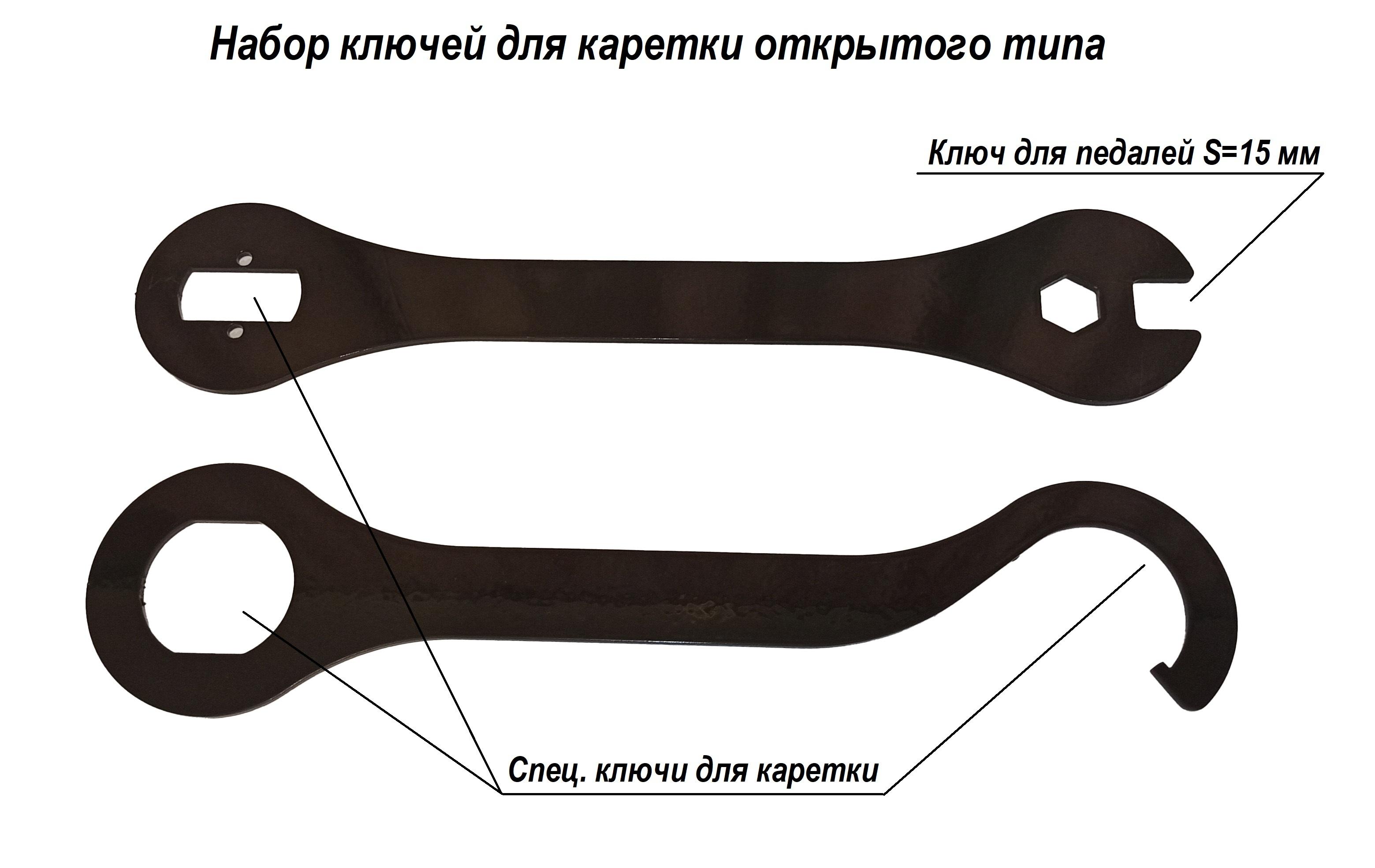 Набор ключей для каретки и педалей (JP.07.01)