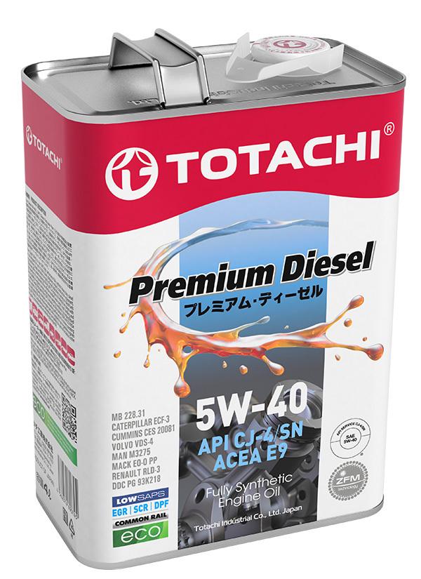 TOTACHI PREMIUM DIESEL 5W-40 Масло моторное, Синтетическое, 4 л