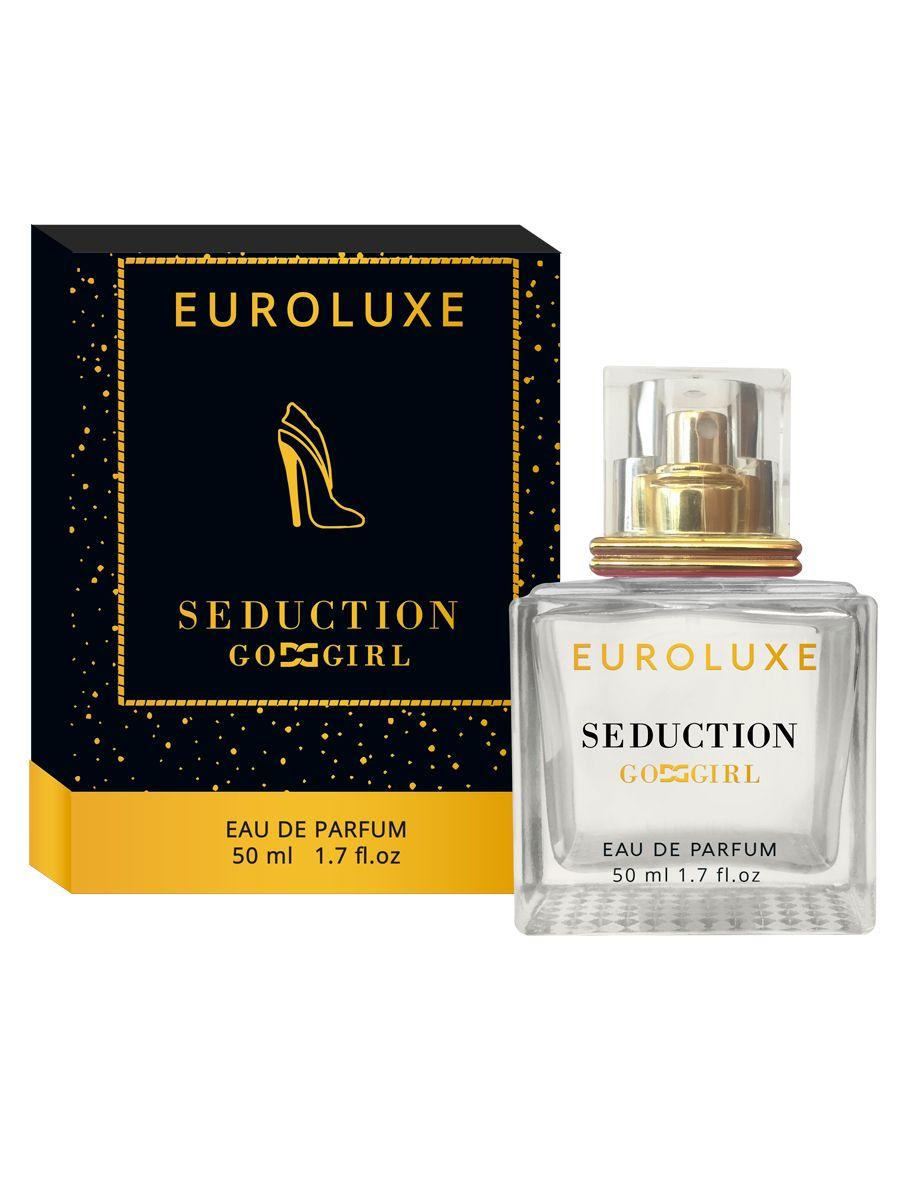 Euroluxe/Парфюмерная вода Seduction GoGirl 50 мл./Парфюм женский, парфюм,женский, духи, туалетная вода, парфюмерия, для женщин, подарок