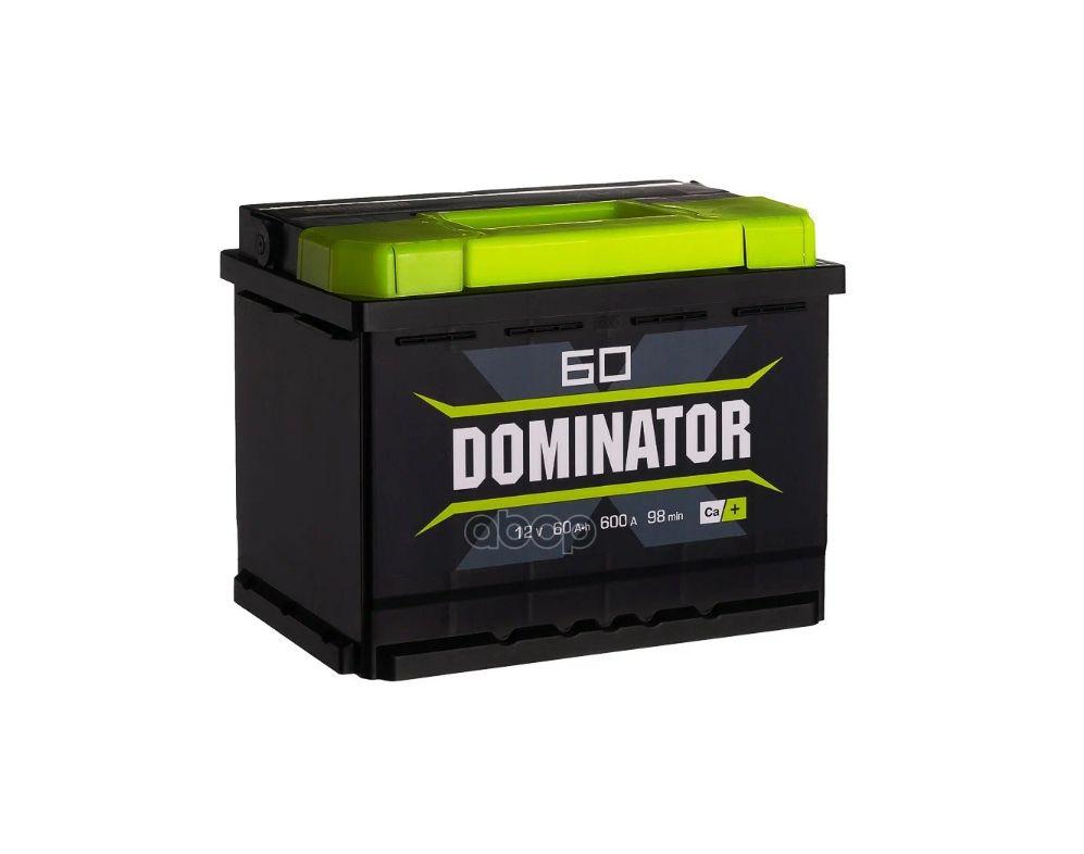 DOMINATOR Аккумулятор автомобильный, 60 А•ч, Прямая (+/-) полярность