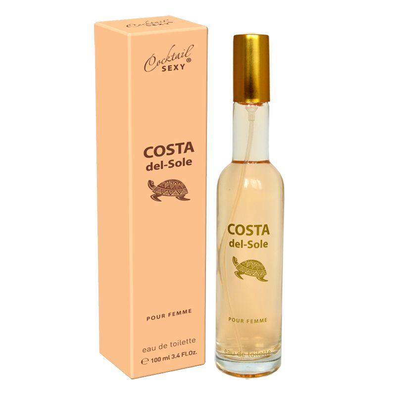 Delta Parfum | Туалетная вода женская 100 мл, Cocktail Sexy Costa del-Sole цветочный, пудровый аромат