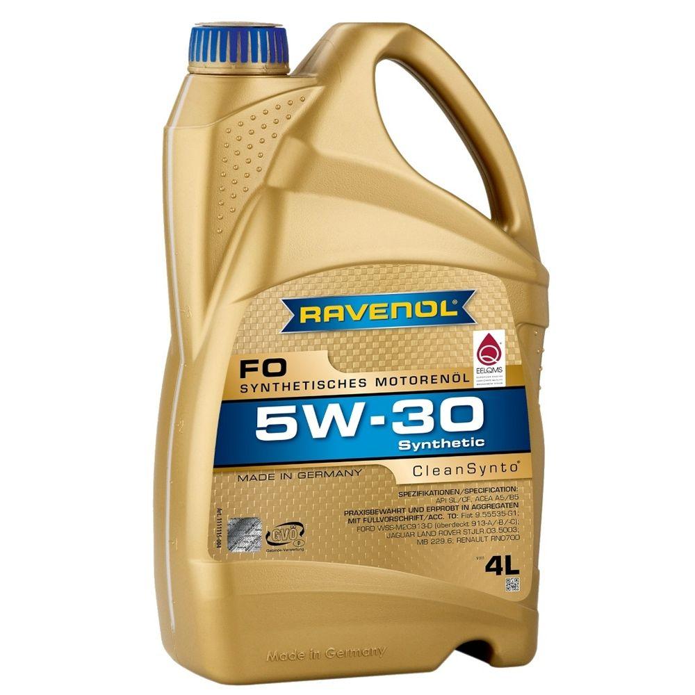 RAVENOL FO 5W-30 Масло моторное, Синтетическое, 4 л