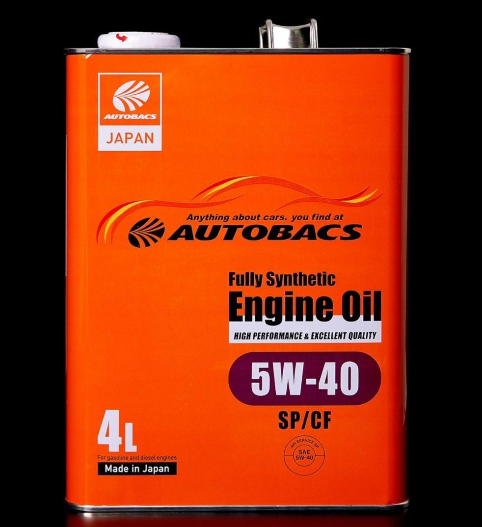 Autobacs ENGINE OIL 5W-40 Масло моторное, Синтетическое, 4 л