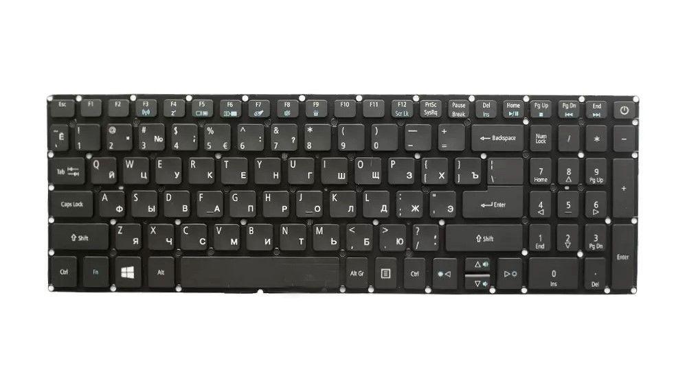 Клавиатура (LV4T_A50B) для Acer Aspire E5-774G, VN7-572G, VN7-592G, A715-71G, F5-573G черная с подсветкой