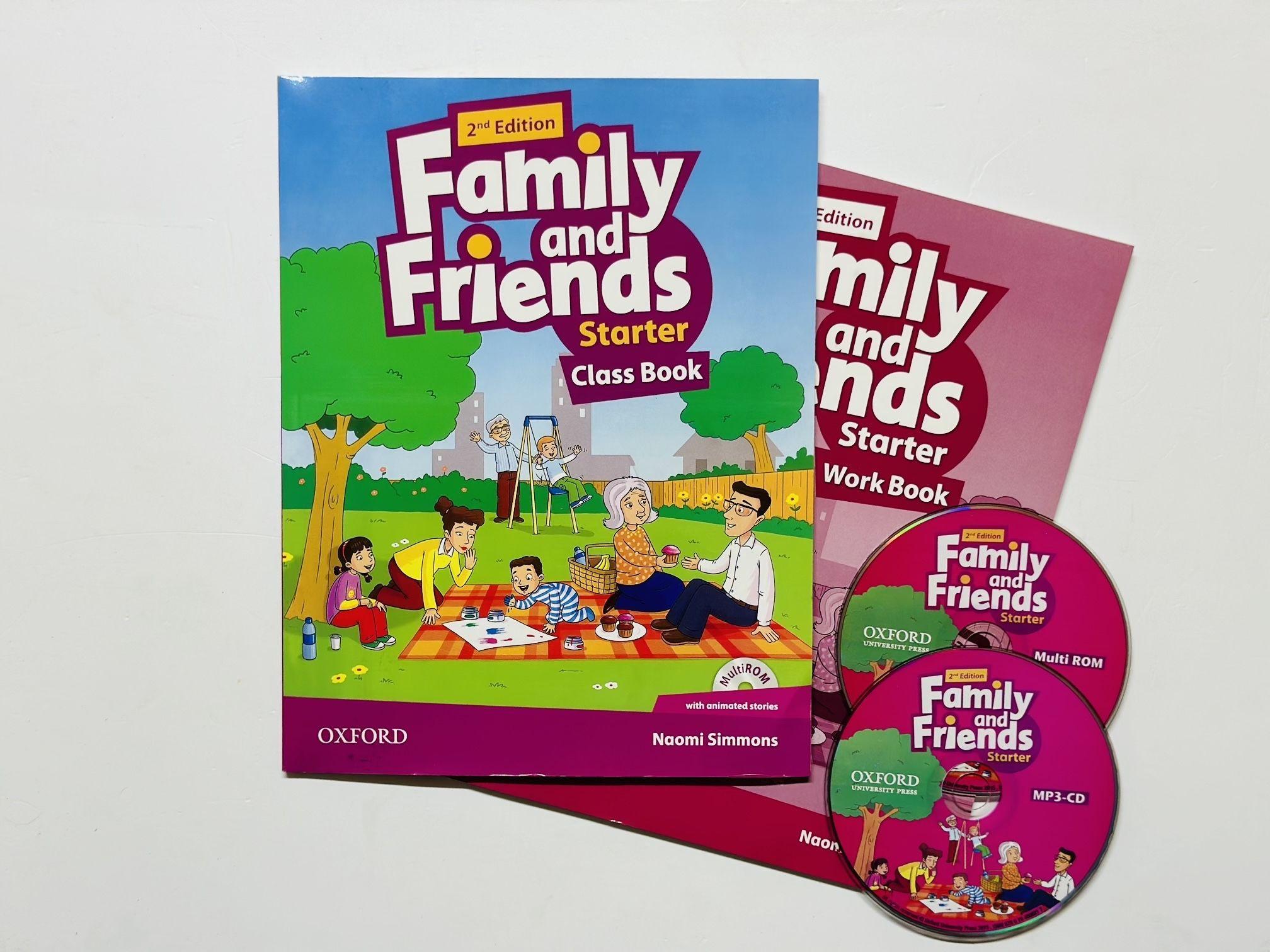 Комплект Family and Friends starter Учебник+Тетрадь+CD