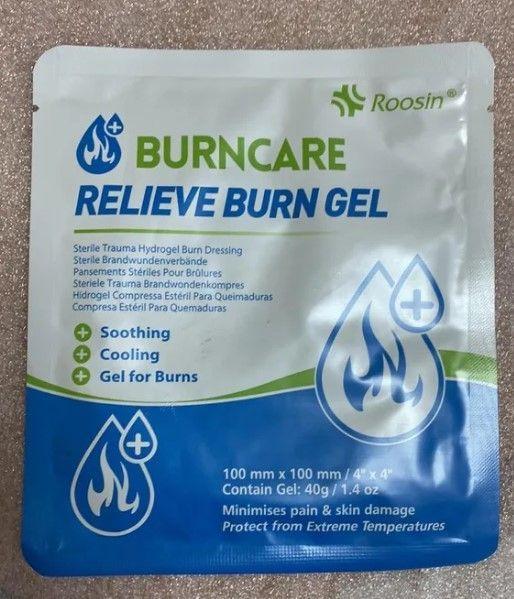 Стерильная повязка противоожоговая гидрогелевая Burncare 10/10 см 40 гр.