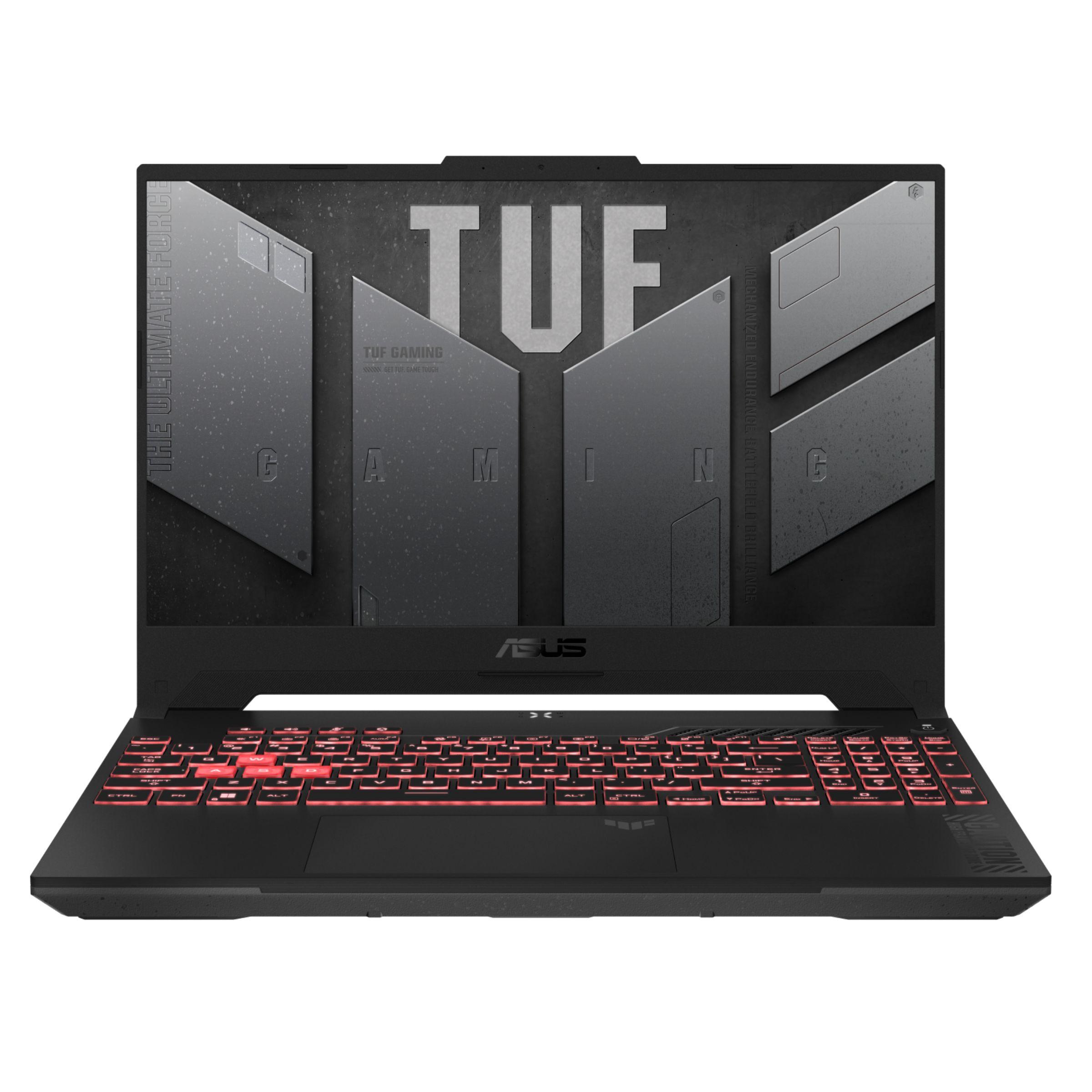 ASUS TUF Gaming A15 Игровой ноутбук 15.6", AMD Ryzen 5 7535HS, RAM 16 ГБ, SSD 512 ГБ, NVIDIA GeForce RTX 4060 (8 Гб), Без системы, (90NR0E85-M00DT0), серый, Русская раскладка