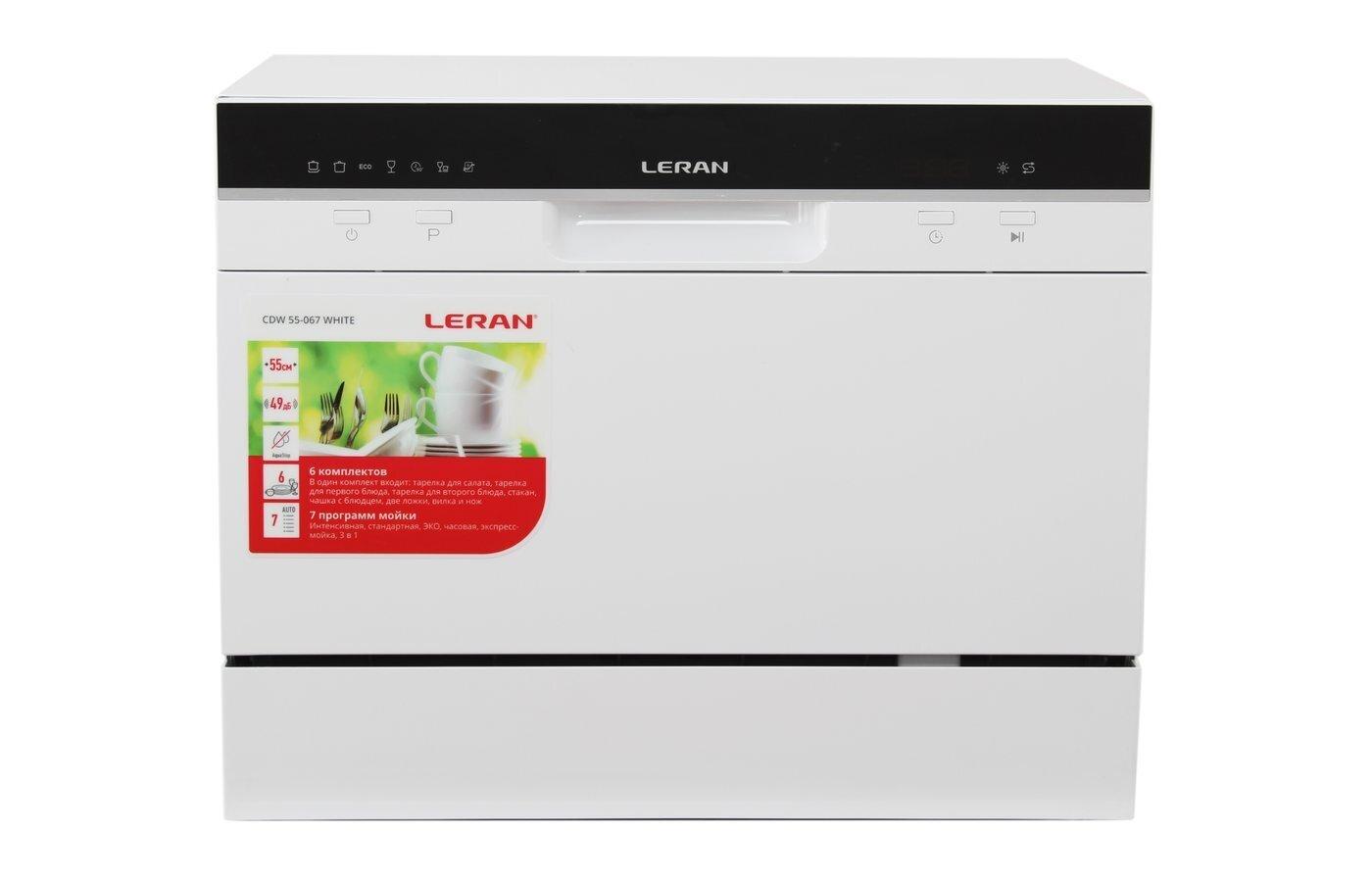 Leran Посудомоечная машина CDW 55-067, белый