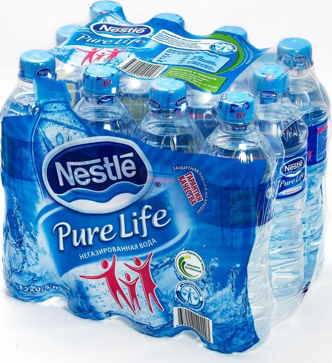 Nestle Pure Life Вода Питьевая Негазированная 12шт