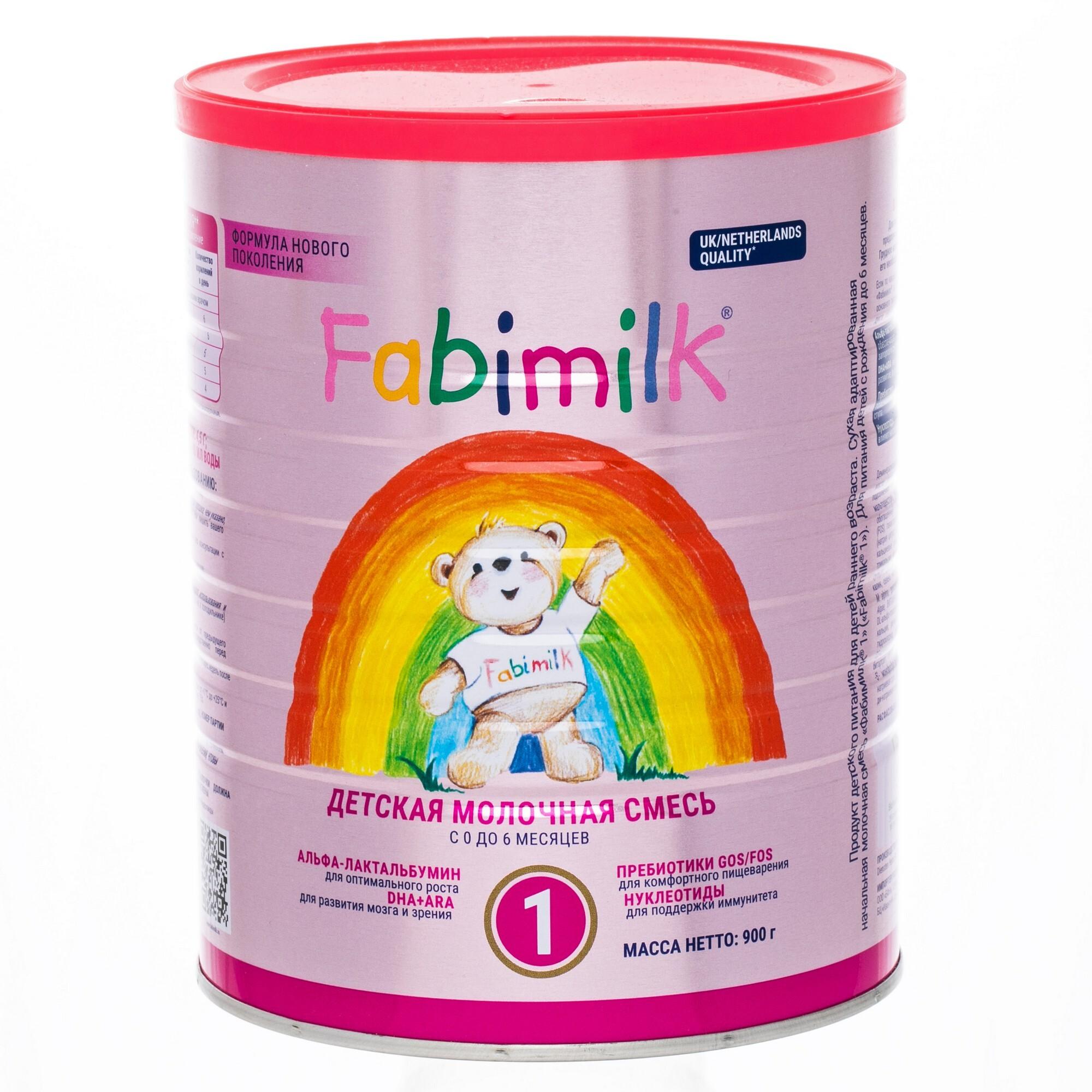 Fabimilk | Fabimilk Молочная смесь 1 (с рождения) 900г. 1шт.