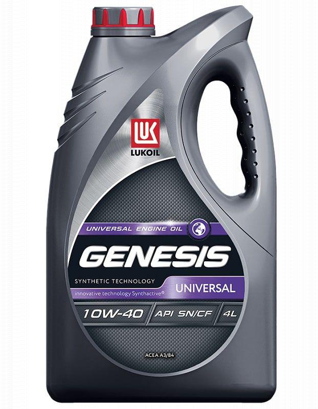 ЛУКОЙЛ (LUKOIL) GENESIS UNIVERSAL 10W-40 Масло моторное, Полусинтетическое, 4 л