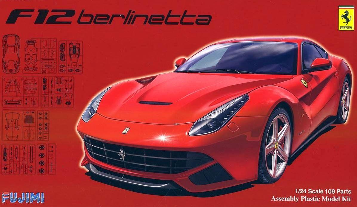 Сборная модель Автомобиль Ferrari F12 berlinetta DX + фототравление 126197 Fujimi 1/24