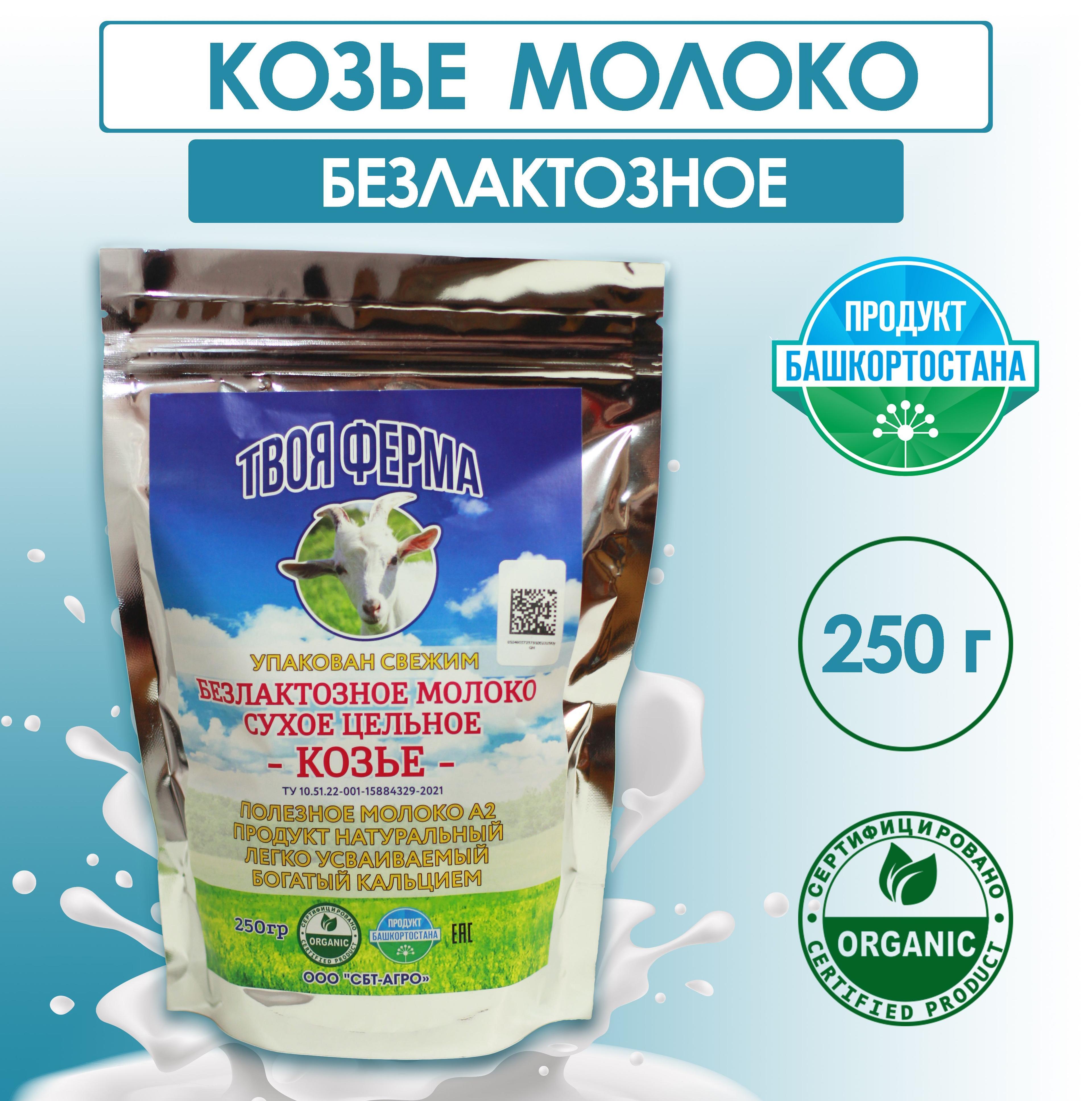 Сухое молоко Твоя Ферма 250г. 1шт.