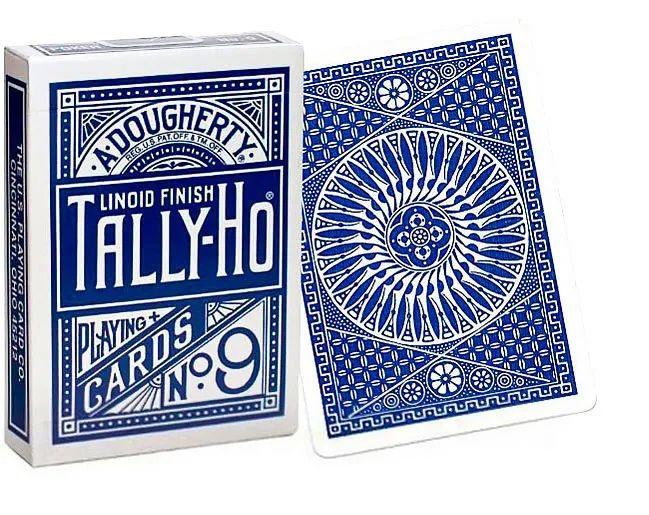 Tally-Ho | Карты Tally-Ho Circle Standard blue Талли Хо Круг синие