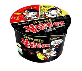 Лапша быстрого приготовления Samyang Hot Chicken Flavour Ramen(Доширак - Doshirak) со вкусом курицы острая (Корея), 105 г