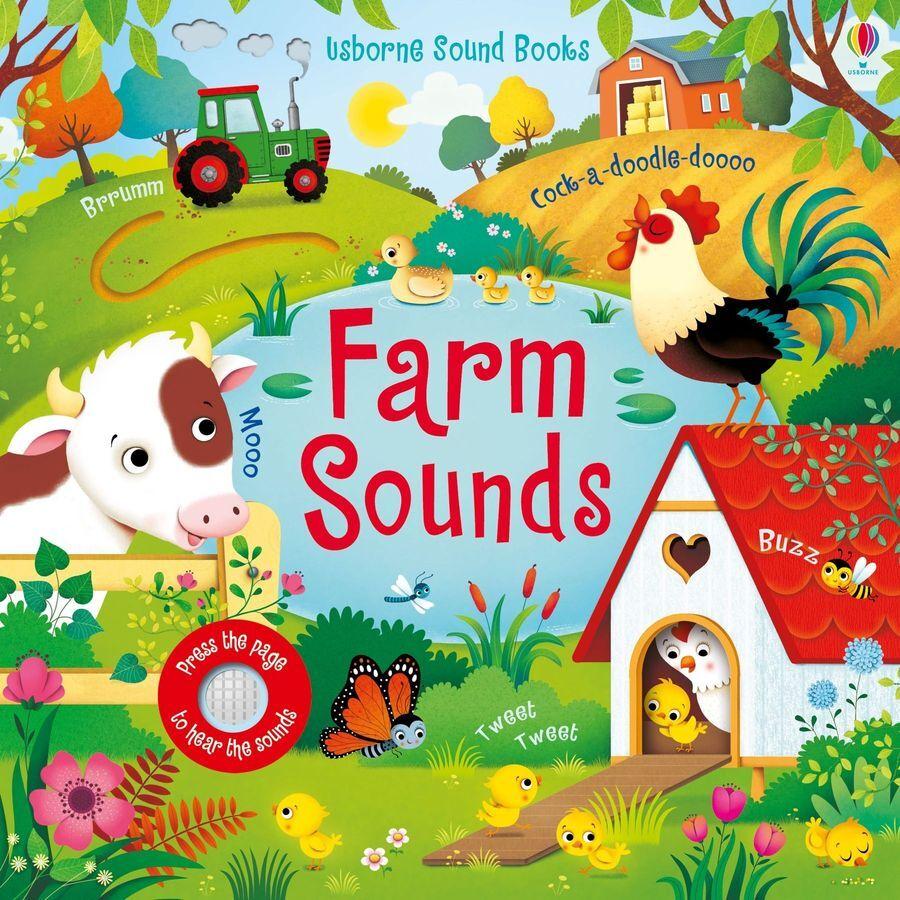 тактильная книга Usborne Sound Books Farm Sounds