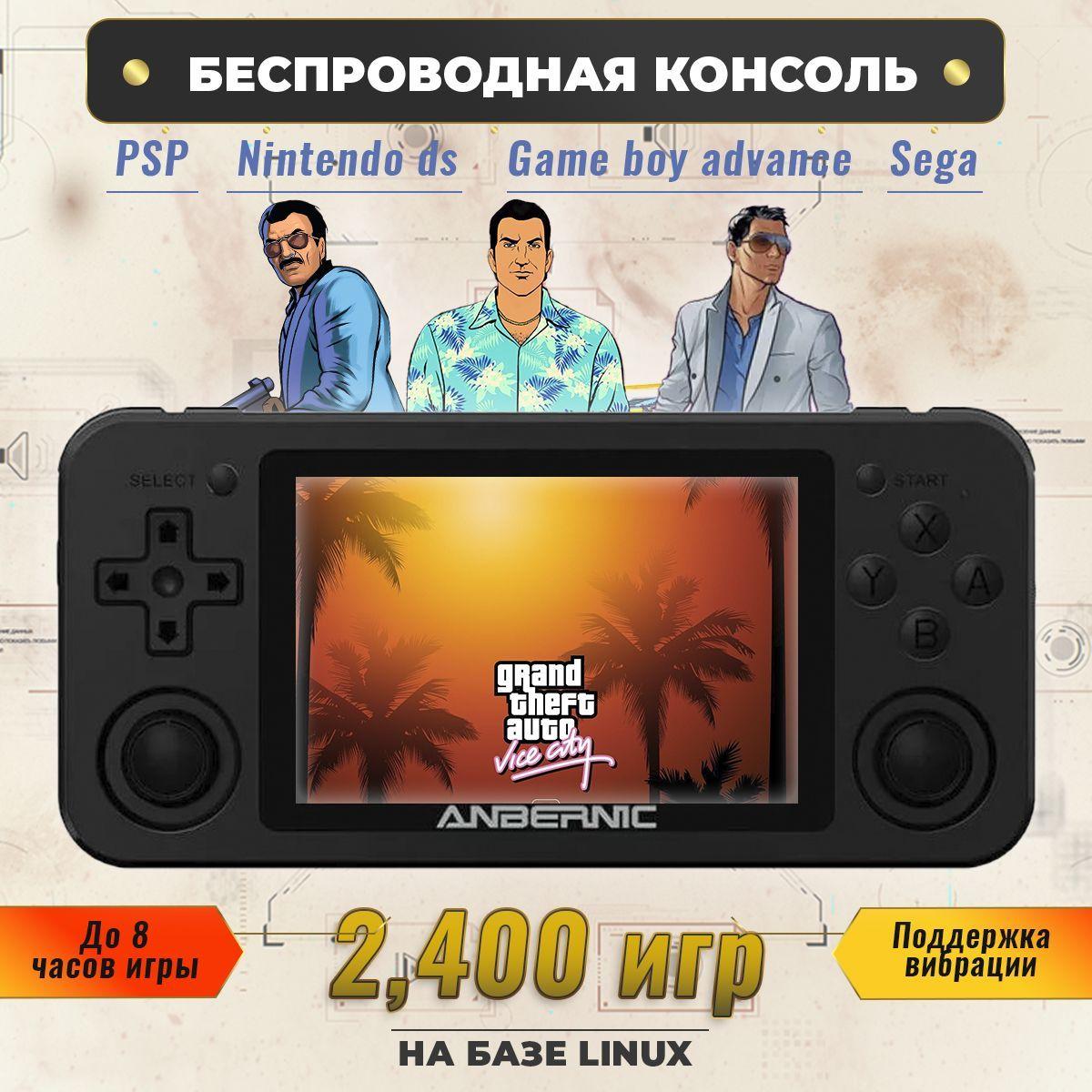 Игровая консоль RG351P (поддержка игр psp , Nintendo, game boy)