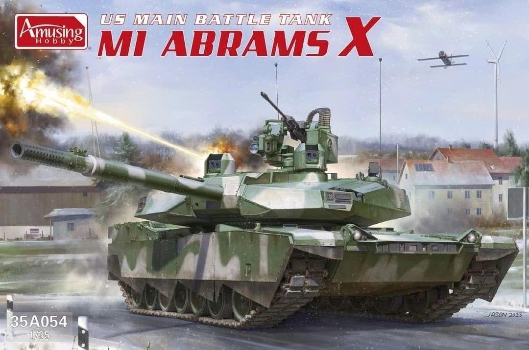 35A054 Amusing Hobby 1/35 Модель основного боевого танка Abrams X