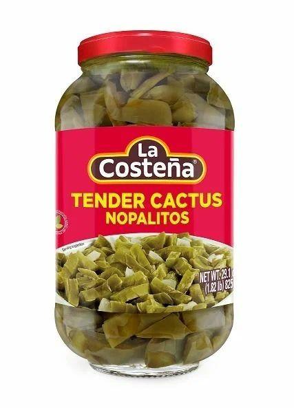 Маринованный кактус, Tender Cactus Nopalitos, ТМ "La Costena", 825 г, Мексика