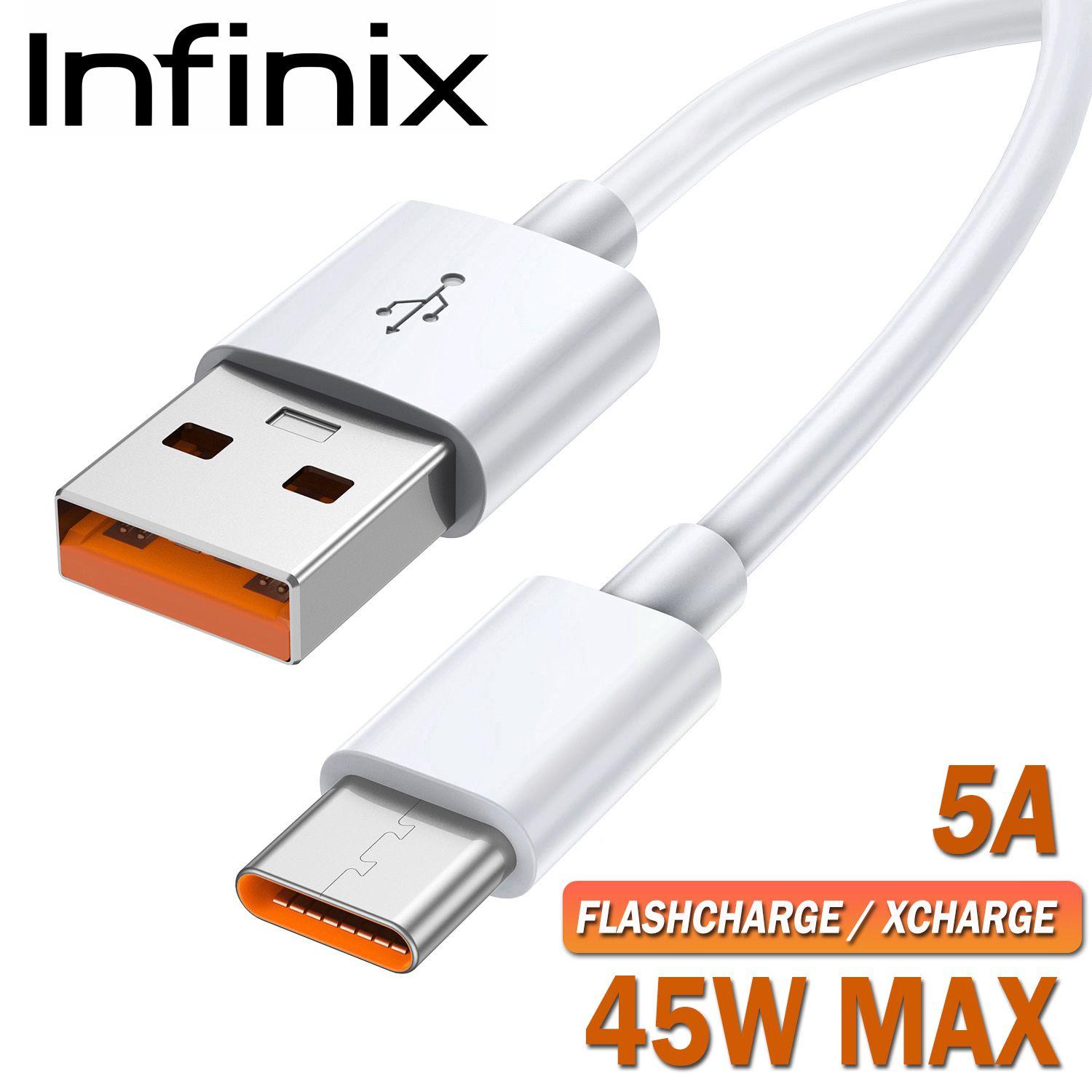 Infinix Кабель для мобильных устройств USB 2.0 Type-A/USB Type-C, 1 м, белый