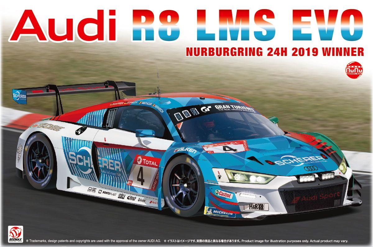 Сборная модель автомобиля Platz NuNu A R8 LMS EVO 24hNurburgring 2019 Winner, масштаб 1/24