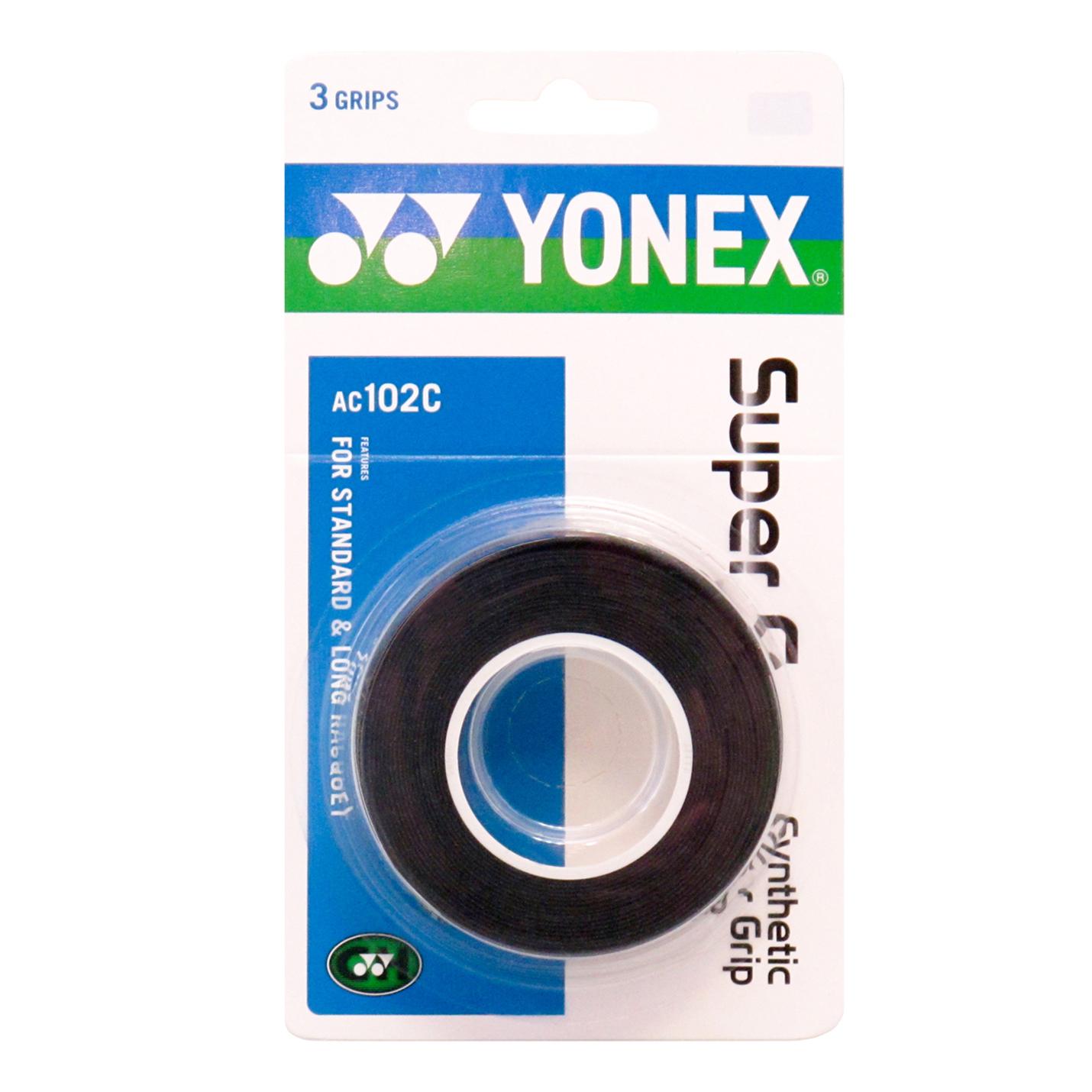 Обмотка намотка для ракетки Yonex Super Grap AC102EX-3 (3шт.) Black