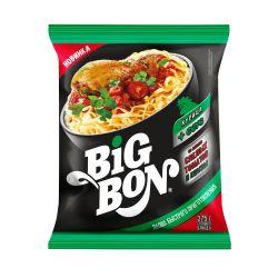 Лапша BIGBON Курица + соус со вкусом спелых томатов и кинзы. 75г. 48шт.