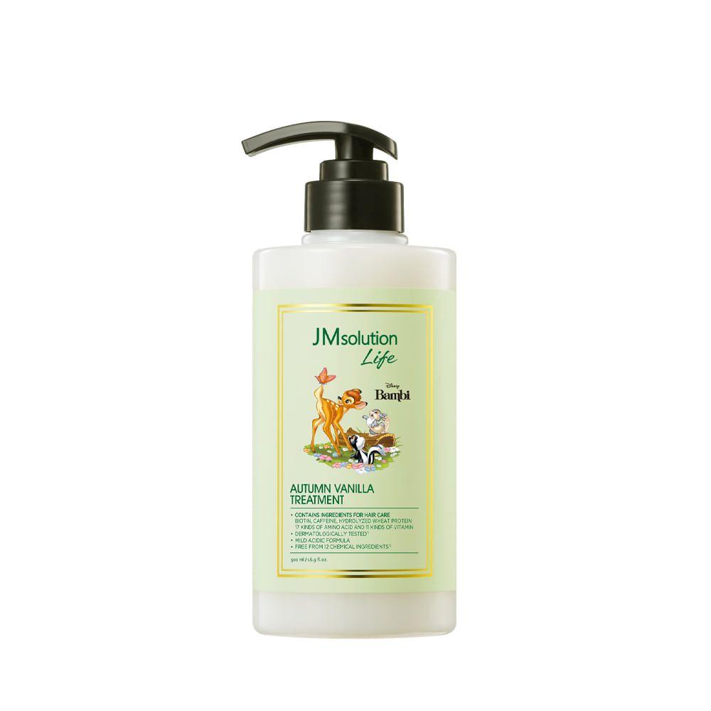 JMSolution Маска-бальзам для волос с ароматом ванили LIFE DISNEY AUTUMN VANILLA TREATMENT, 500 мл.