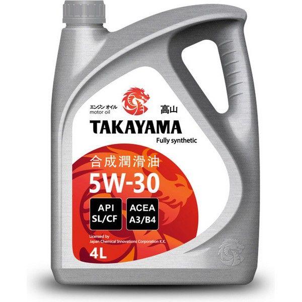 TAKAYAMA SAE API SL/СF 10W-40 Масло моторное, Полусинтетическое, 4 л