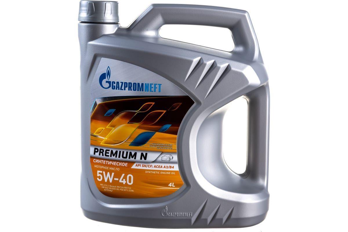 Gazpromneft premium n 5W-40 Масло моторное, Синтетическое, 4 л