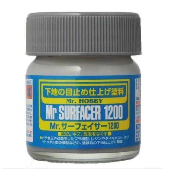 Грунтовка Mr.Hobby Mr.SURFACER 1200 серая 40мл. SF-286