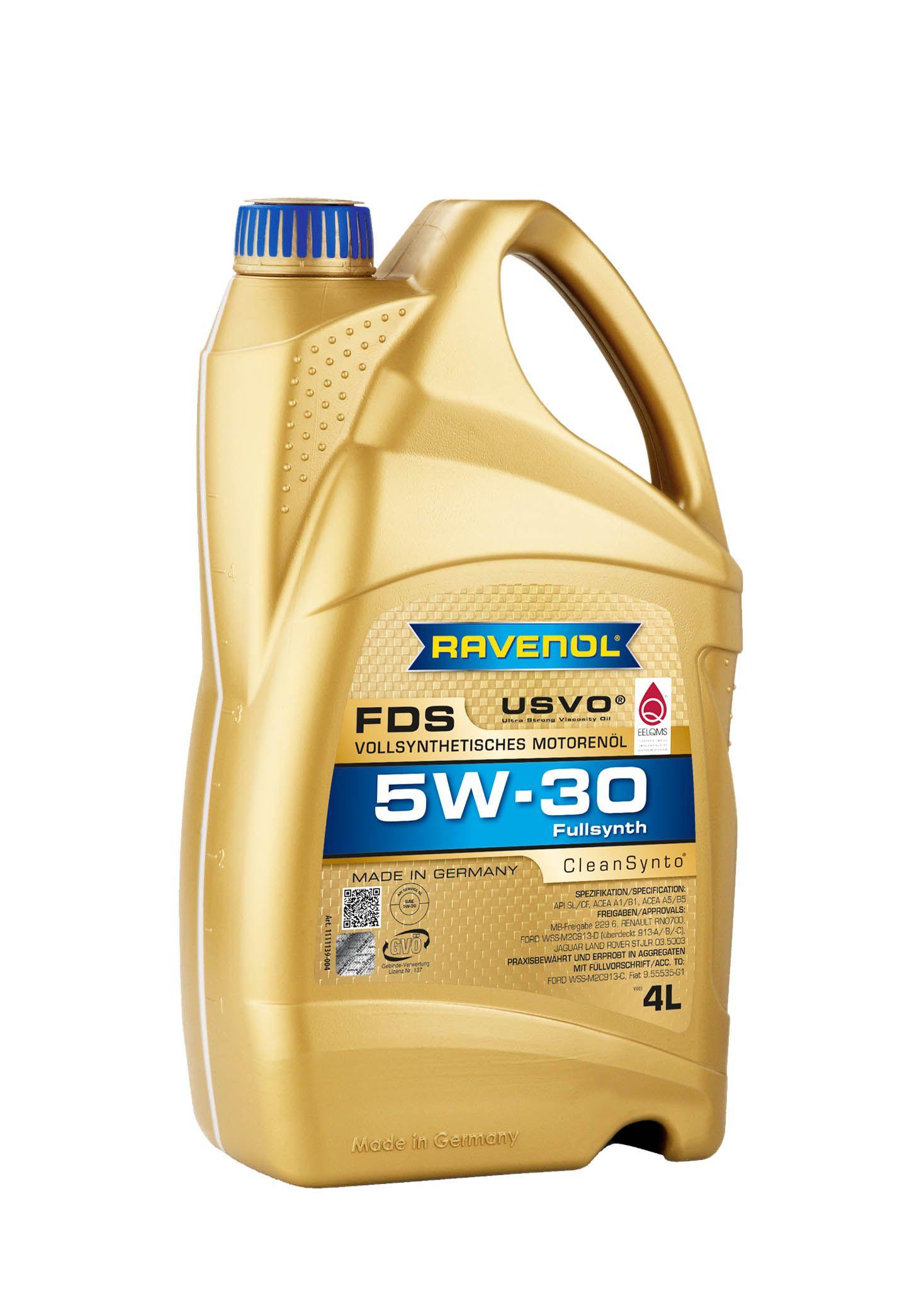 RAVENOL 5W-30 Масло моторное, Синтетическое, 4 л