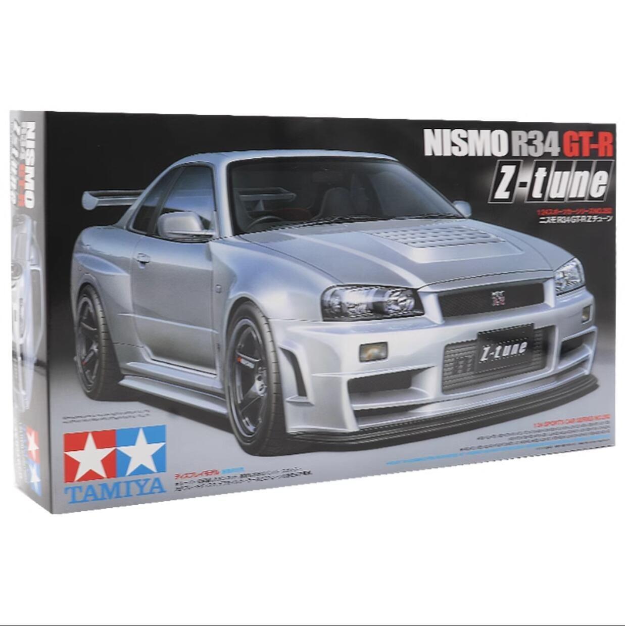 Tamiya 1/24 Scale Sports Car NISMO R34 GT-R Z-tune Scale Model Kit #24282 Комплект для моделей