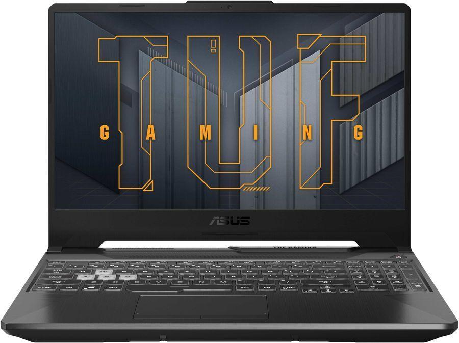 ASUS TUF Gaming F15 FX506HCB-HN161 (90NR0723-M04860) Игровой ноутбук 15,6", Intel Core i5-11400H, RAM 16 ГБ, SSD 512 ГБ, NVIDIA GeForce RTX 3050 для ноутбуков (4 Гб), Без системы, (90NR0723-M04860), серый, Русская раскладка