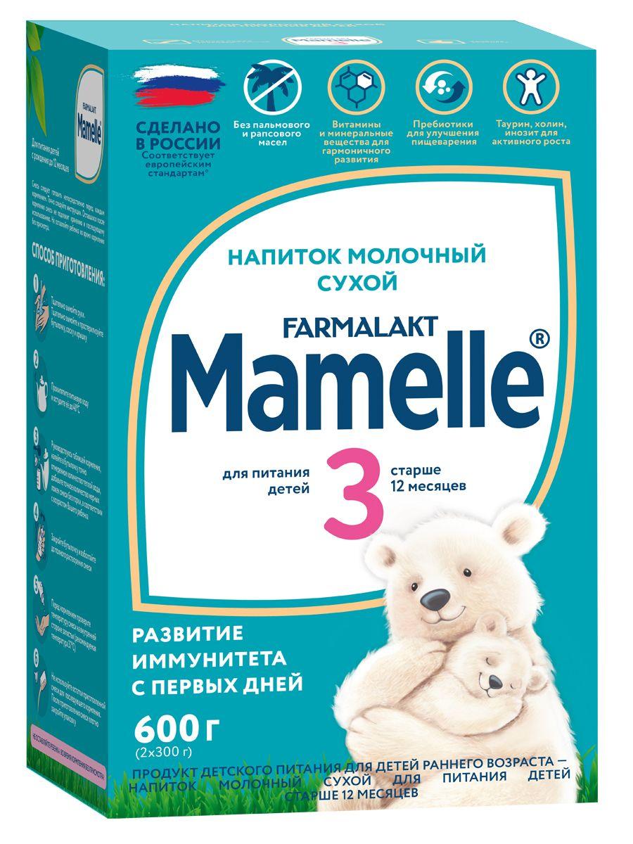 Mamelle | MAMELLE/Мамель 3 напиток молочный сухой 12+, 600гр