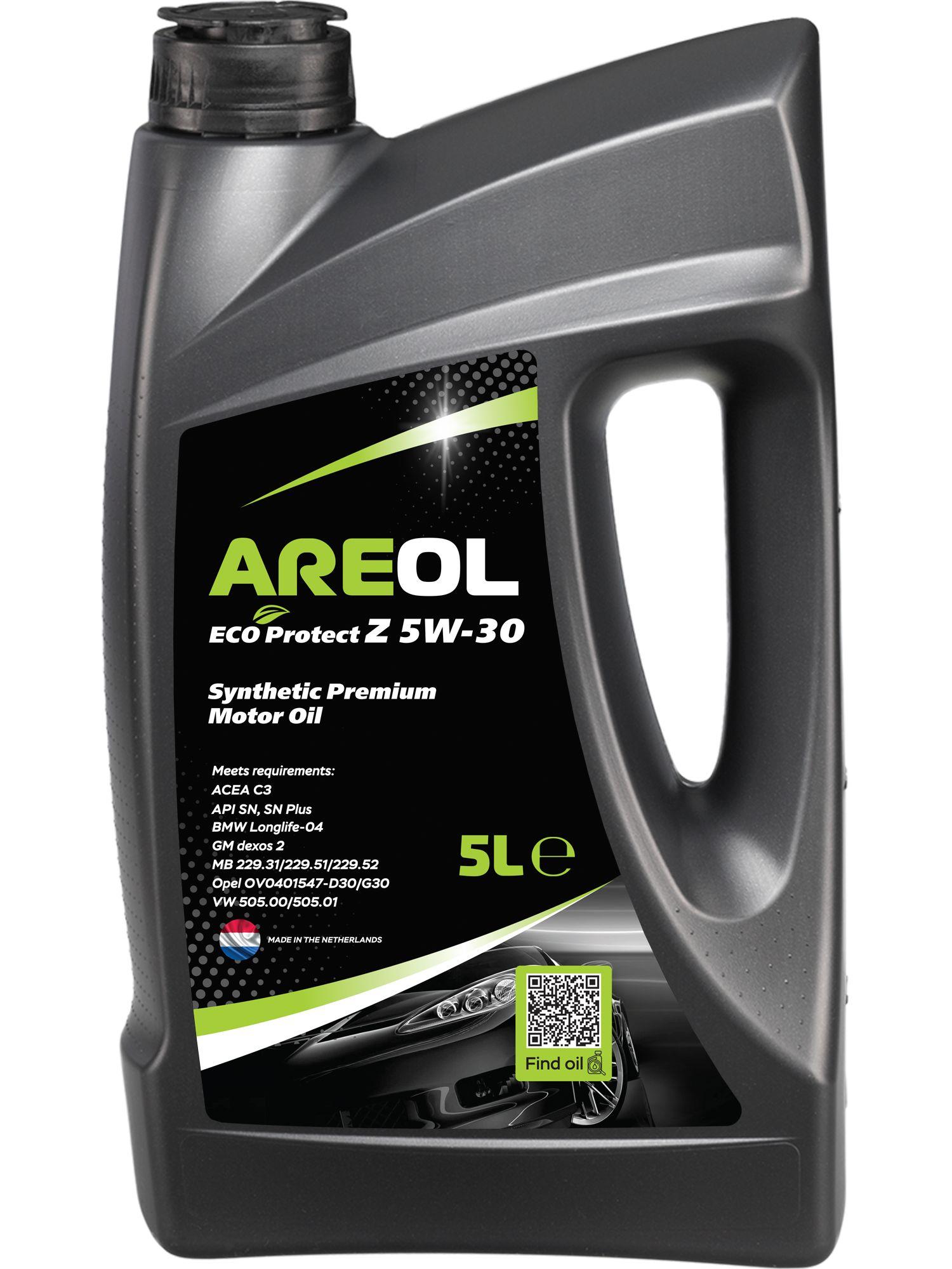 AREOL ECO Protect Z 5W-30 Масло моторное, Синтетическое, 5 л