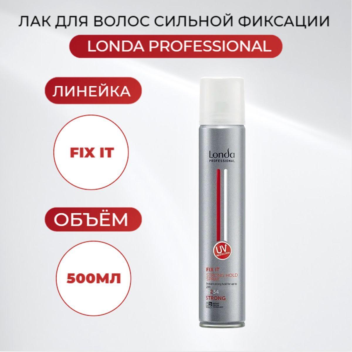 Лак для волос сильной фиксации Londa Professional Fix It 500мл